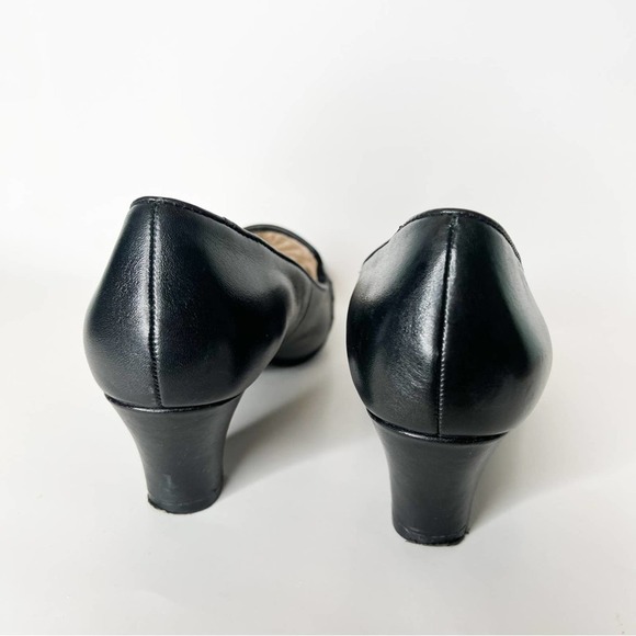 Hotter Black Leather Heels Follie size 6 - Picture 7 of 7